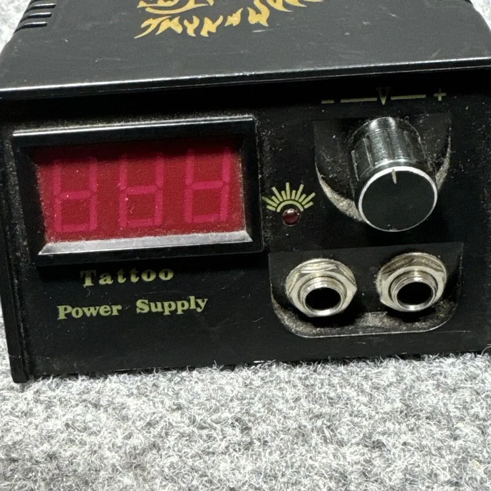 Tattoo Power Supply‎ Digital LCD Display for Tattooing Machine No Power Cord